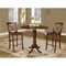 International Concepts Round 42 in Rd Pedestal Bar Height Table, 2 Bar Height Stools, Espresso, 42 in W, 42 in L, Wood K581-42DPT-6133-2 - alternate 3